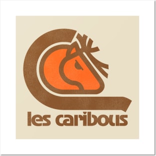 Defunct Quebec Les Caribous Lacrosse Posters and Art